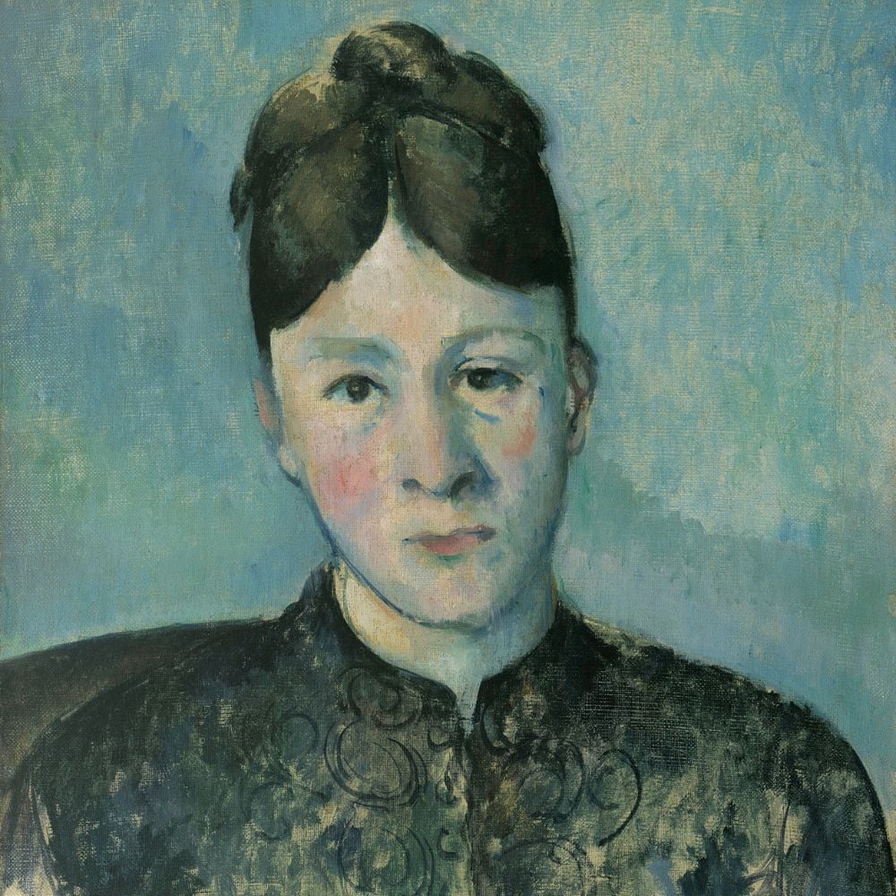 Paul Cezanne, Portrait of Madame Cézanne, c 1885, Museum Berggruen, Neue Nationalgalerie – Staatliche Museen zu Berlin, on loan from the Berggruen family. Photo: Jens Ziehe